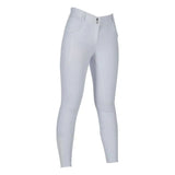 HKM Ari Mid Rise- Sil. Full Seat Ladies Riding Breeches - Breeches.com - Flyclothing LLC