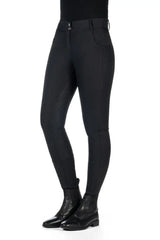 HKM Ari Mid Rise- Sil. Full Seat Ladies Riding Breeches - Breeches.com - Flyclothing LLC