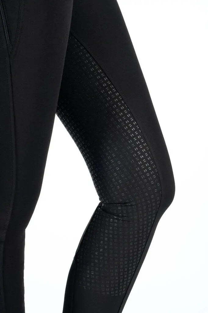 HKM Ari Mid Rise- Sil. Full Seat Ladies Riding Breeches - Breeches.com - Flyclothing LLC