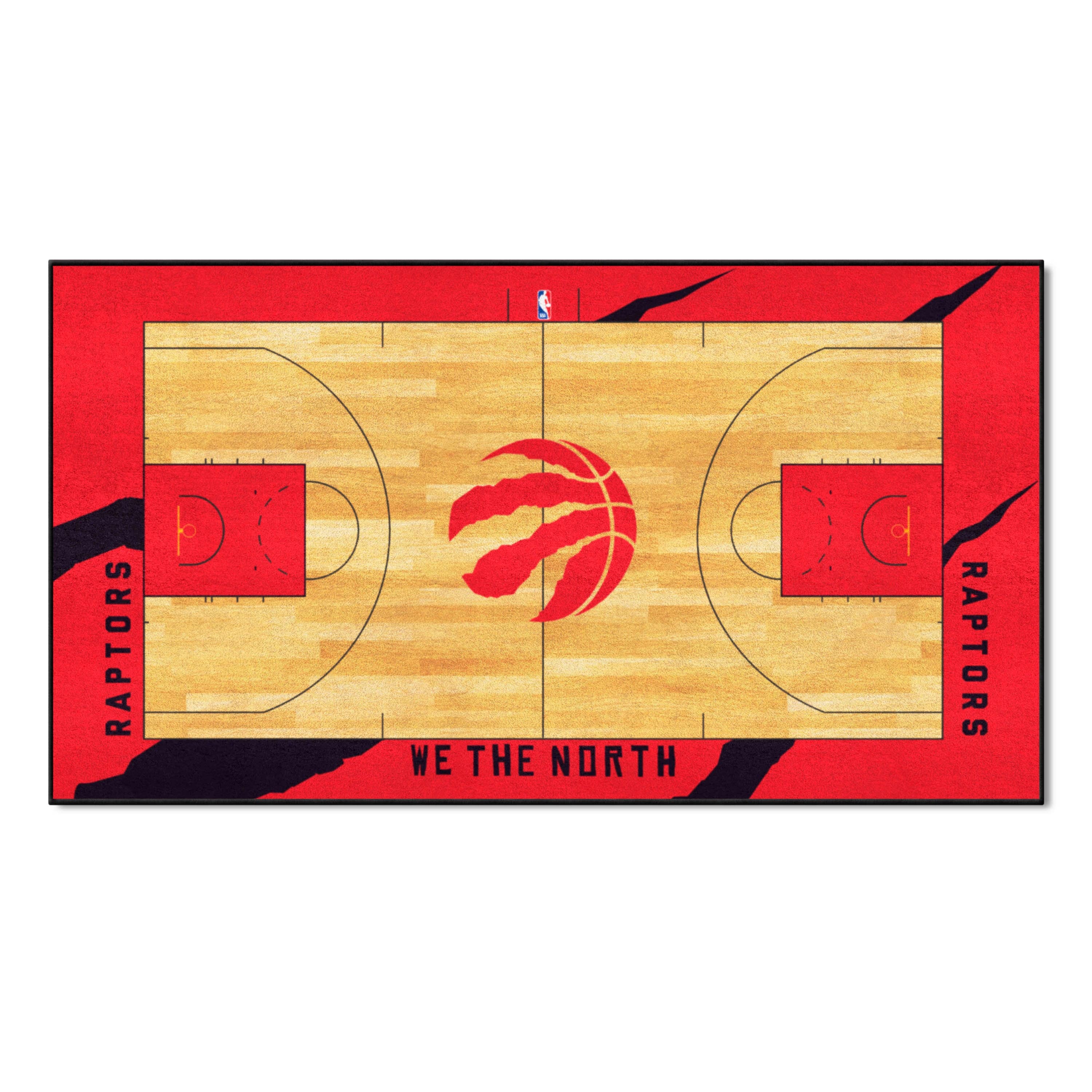 Toronto Raptors Large Court Runner Rug - 30in. x 54in. - Toronto Raptors