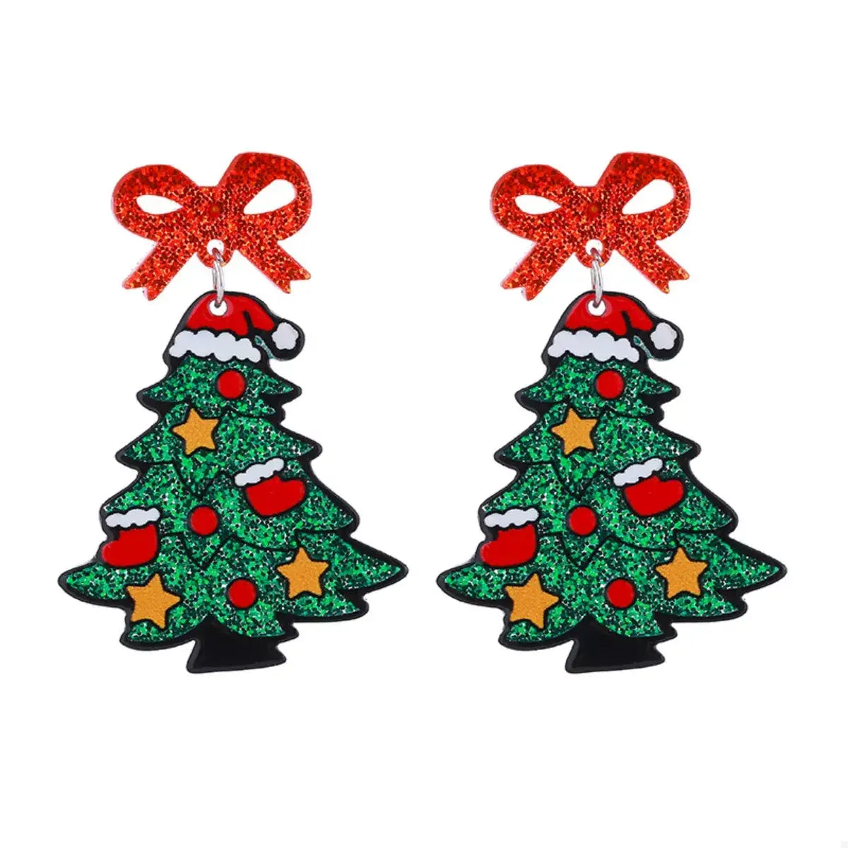 Christmas Dangle Earrings - Trendsi - Flyclothing LLC