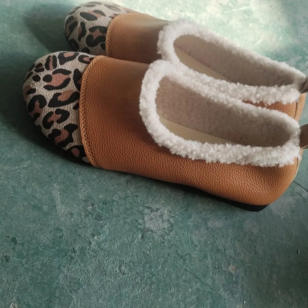 Plush-Lined Slip-Ons - Trendsi - Flyclothing LLC