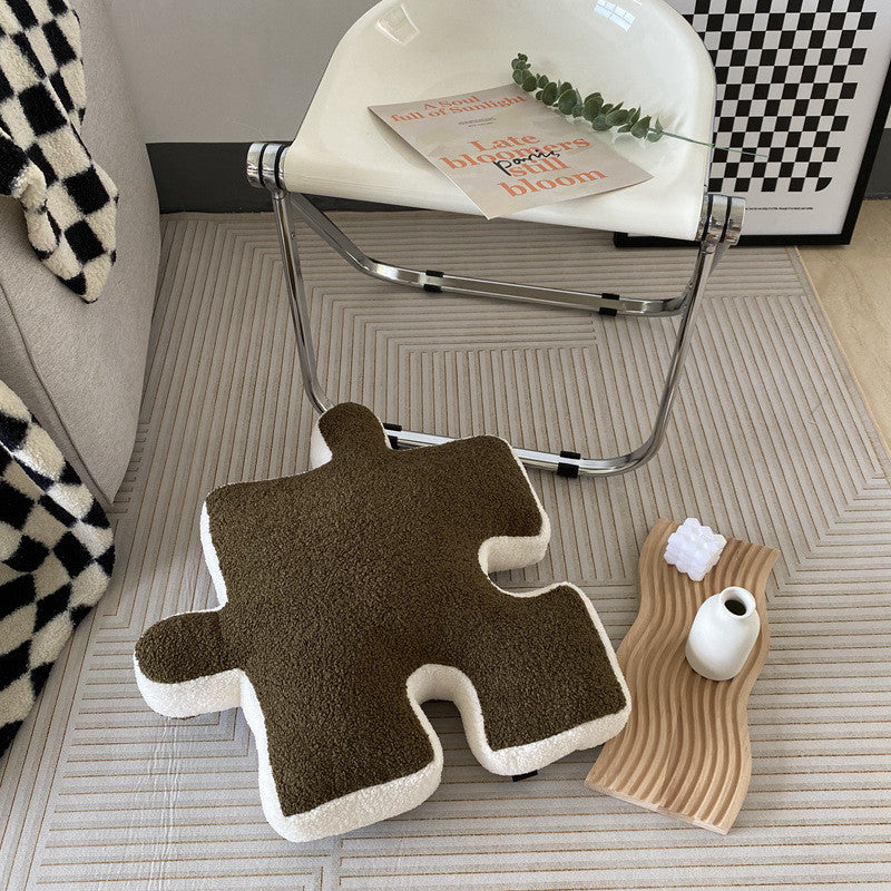 Fashion Stuffed Creative Puzzle Shaped Pillow Modern Spliceable Cushion Throw Pillow Living Room Waist Cushion Home Decoration - My Store - Flyclothing LLC