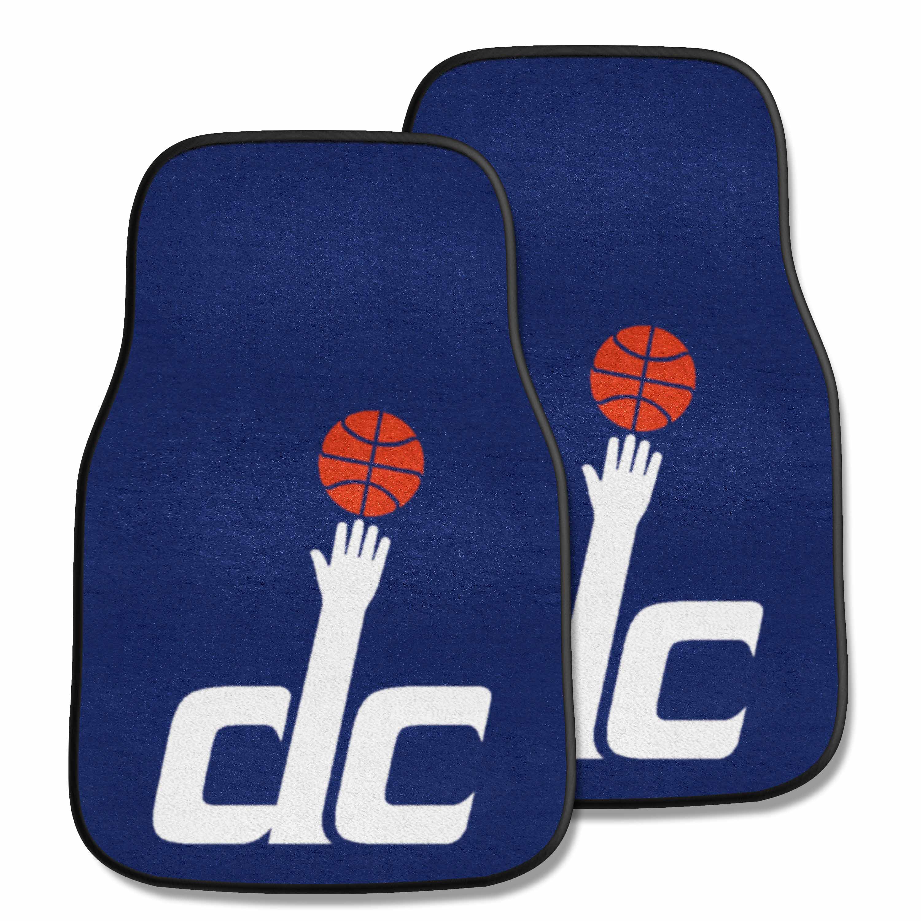 Washington Wizards Front Carpet Car Mat Set - 2 Pieces
