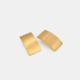 Stainless Steel Rectangle Earring - Trendsi