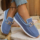 Round Toe Slip-Ons - Trendsi - Flyclothing LLC