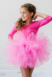 Hot Pink 3/4 Tutu Leotard - Mila & Rose ®