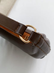 PU Leather Shoulder Bag with EarPods Bag - Trendsi