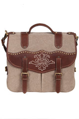 Scully Leather Berkeley Leather Brown Briefcase - Scully Leather - Flyclothing LLC
