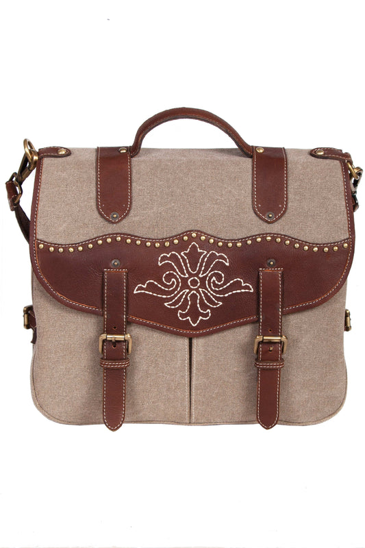 Scully Leather Berkeley Leather Brown Briefcase - Scully Leather - Flyclothing LLC