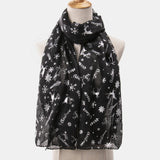 Christmas Element Polyester Scarf - Trendsi