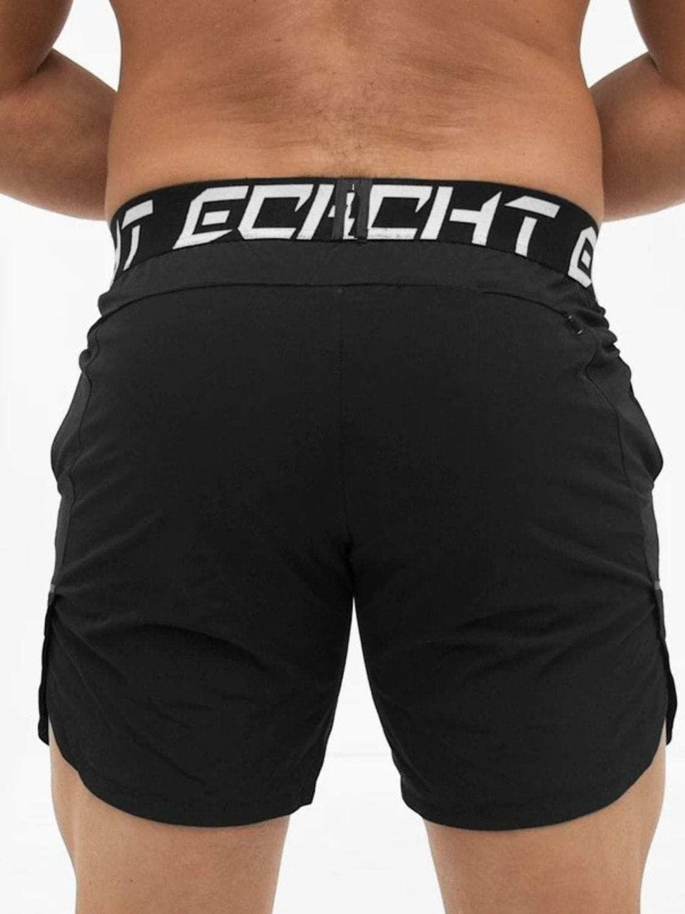 Men's Letter Elastic Waist Active Shorts - Trendsi - Flyclothing LLC