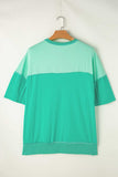 High-Low Round Neck Half Sleeve T-Shirt - Trendsi - Flyclothing LLC