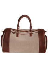 Scully Leather Berkeley Leather Brown Duffel Bag - Scully Leather - Flyclothing LLC