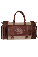 Scully Leather Berkeley Leather Brown Duffel Bag - Scully Leather - Flyclothing LLC