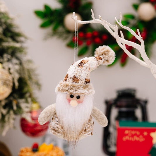 Santa Snowman Reindeer Hanging Ornament - Trendsi