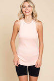 Culture Code Ribbed Round Neck Tank - Trendsi - Flyclothing LLC