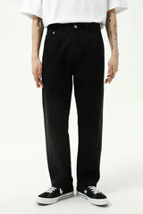 Straight Leg Jeans with Pockets - Trendsi - Flyclothing LLC