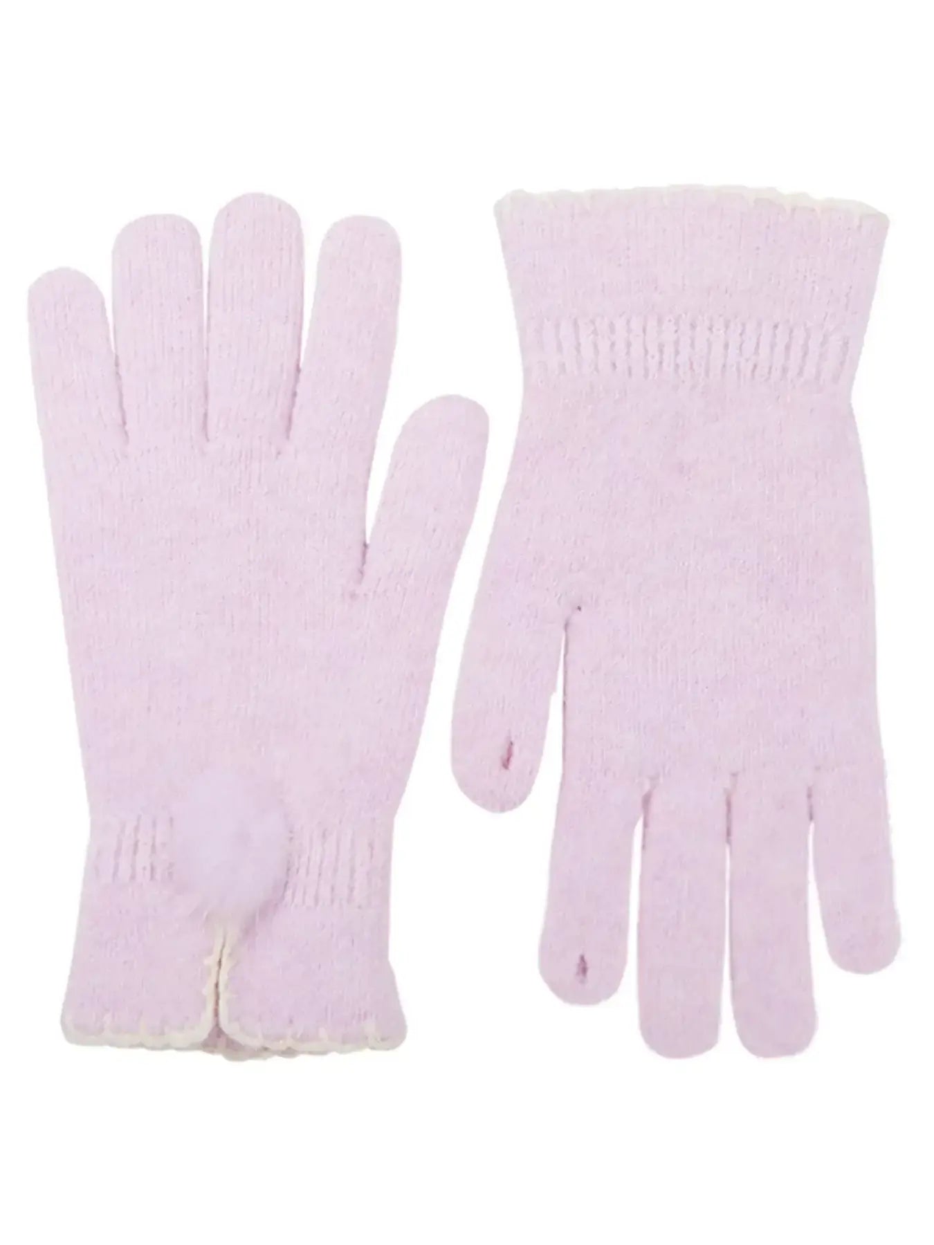 Pom-Pom Detail Gloves - Trendsi - Flyclothing LLC