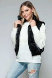 Snobbish Fine Fur Lining Quilted Vest - Trendsi - Flyclothing LLC