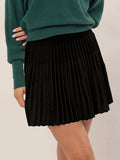HYFVE High Waist Knit Pleated Flare Mini Skirt - Trendsi - Flyclothing LLC