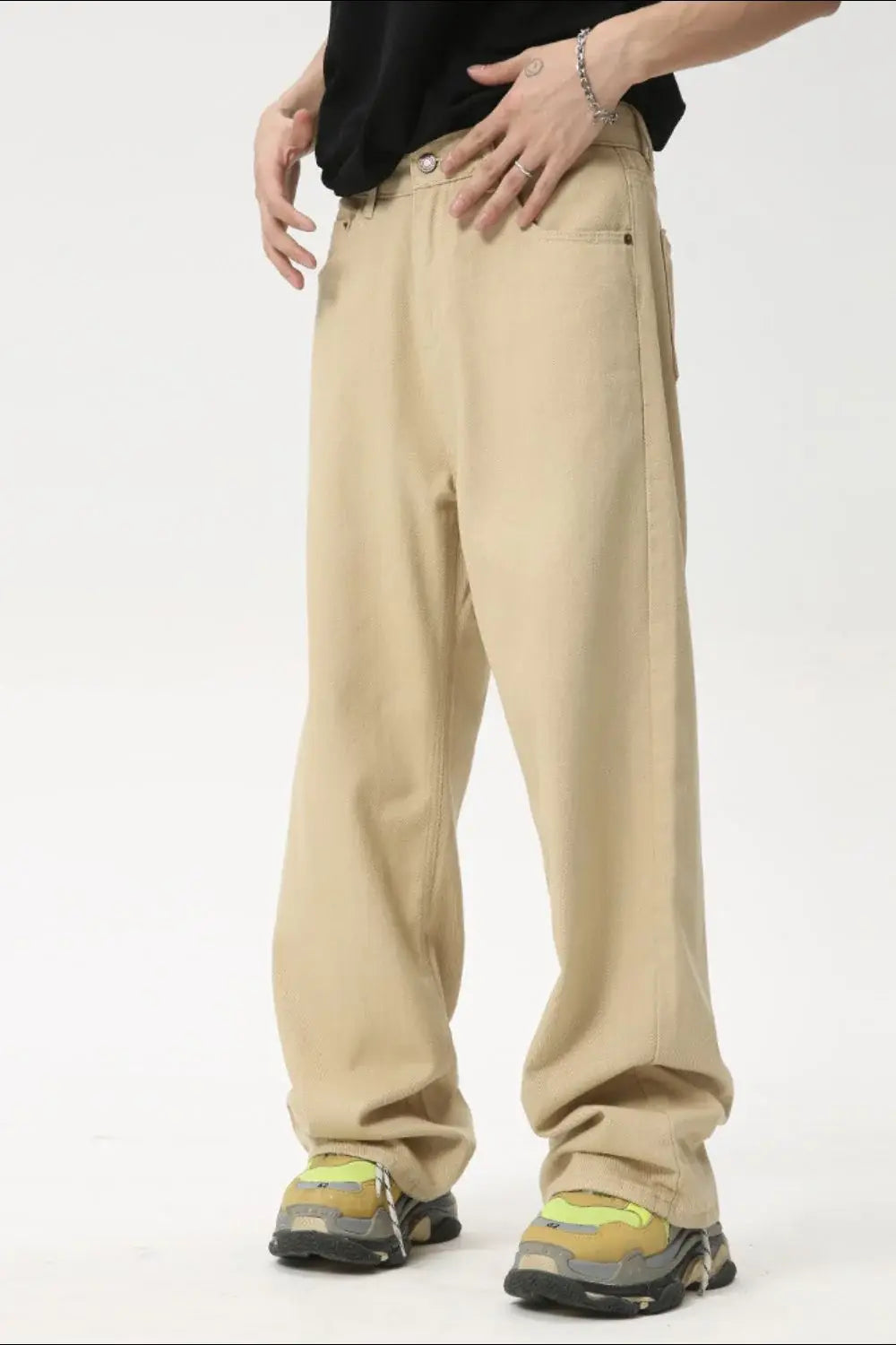 Wide Leg Jeans with Pockets - Trendsi - Flyclothing LLC