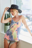 BiBi Tie Dye French Terry Knit Cami - Trendsi