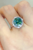 5 Carat Moissanite 925 Sterling Silver Ring - Trendsi