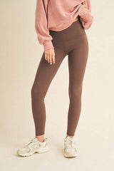 Yelete Full Size Fleece Lined High Waisted Leggings - Trendsi - Flyclothing LLC