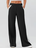 Side Striped Wide Leg Pants - Trendsi