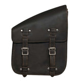 Rustic brown 9586.00 - Right Side Leather Swing Arm Bag - Unik Just for Bikers