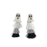 Halloween Ghost and Pumpkin Dangle Earrings - Trendsi - Flyclothing LLC