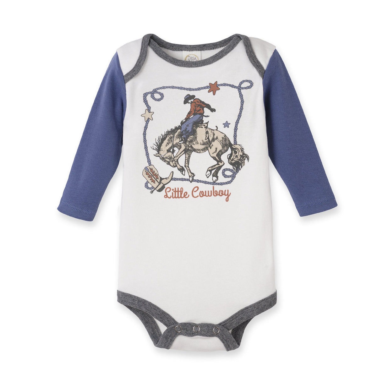 Little Cowboy Baby Bodysuit - Cotton Western Style - Tesa Babe - Flyclothing LLC