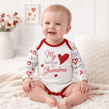 Grandma Baby Bodysuit – Cotton Heart One Piece Mother's Day - Tesa Babe - Flyclothing LLC