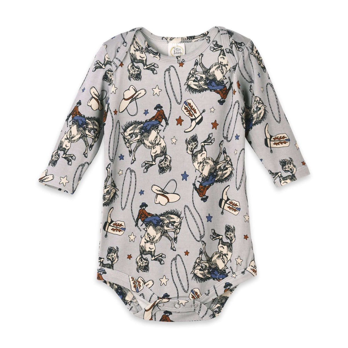 Western Cowboy Rodeo Baby Bodysuit - Bamboo - Tesa Babe - Flyclothing LLC