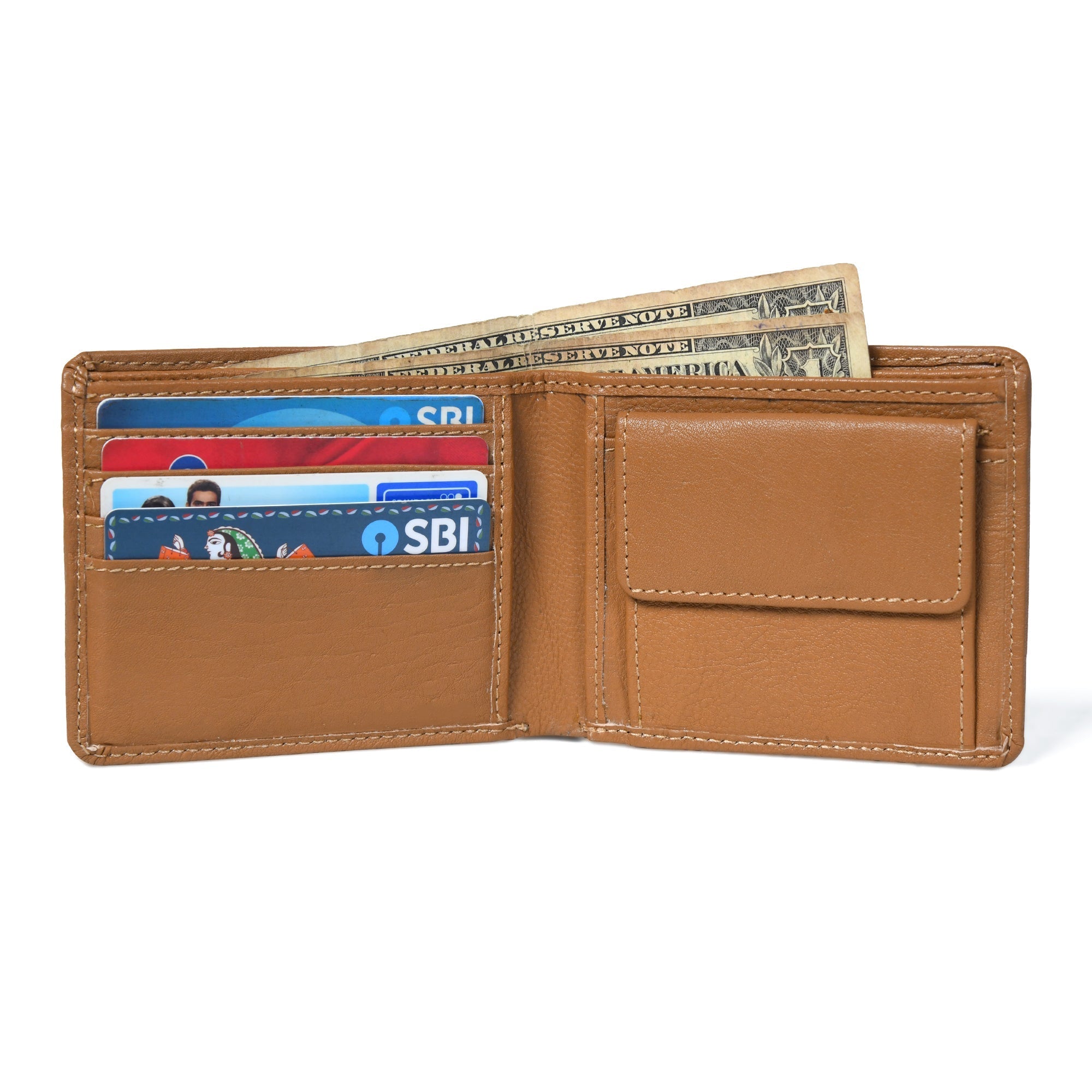 Kairo Slim Bi-Fold Wallet - Classy Leather Bags - Flyclothing LLC