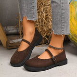 Round Toe Slip-Ons - Trendsi - Flyclothing LLC