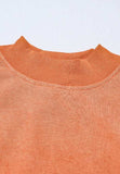 Mock Neck Dropped Shoulder Sweatshirt - Trendsi - Flyclothing LLC
