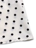 Perfee Bow Front Polka Dot Sleeveless Midi Dress - Trendsi - Flyclothing LLC