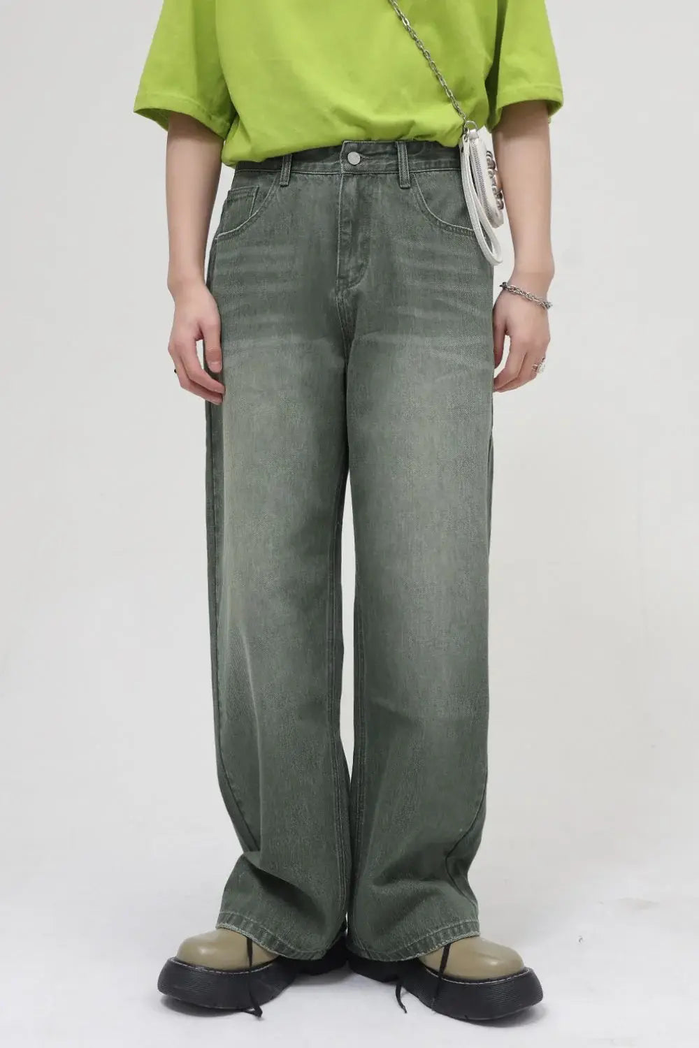 Men's Wide Straight Leg Jeans - Trendsi - Flyclothing LLC