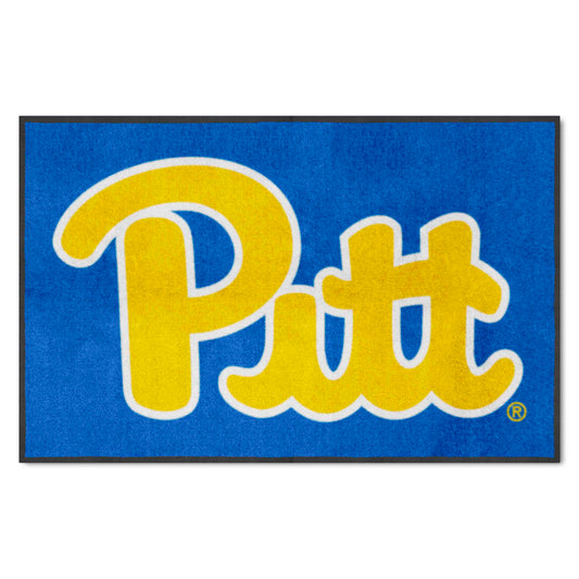 Pitt4X6 High-Traffic Mat with Durable Rubber Backing - Landscape Orientation - Pitt