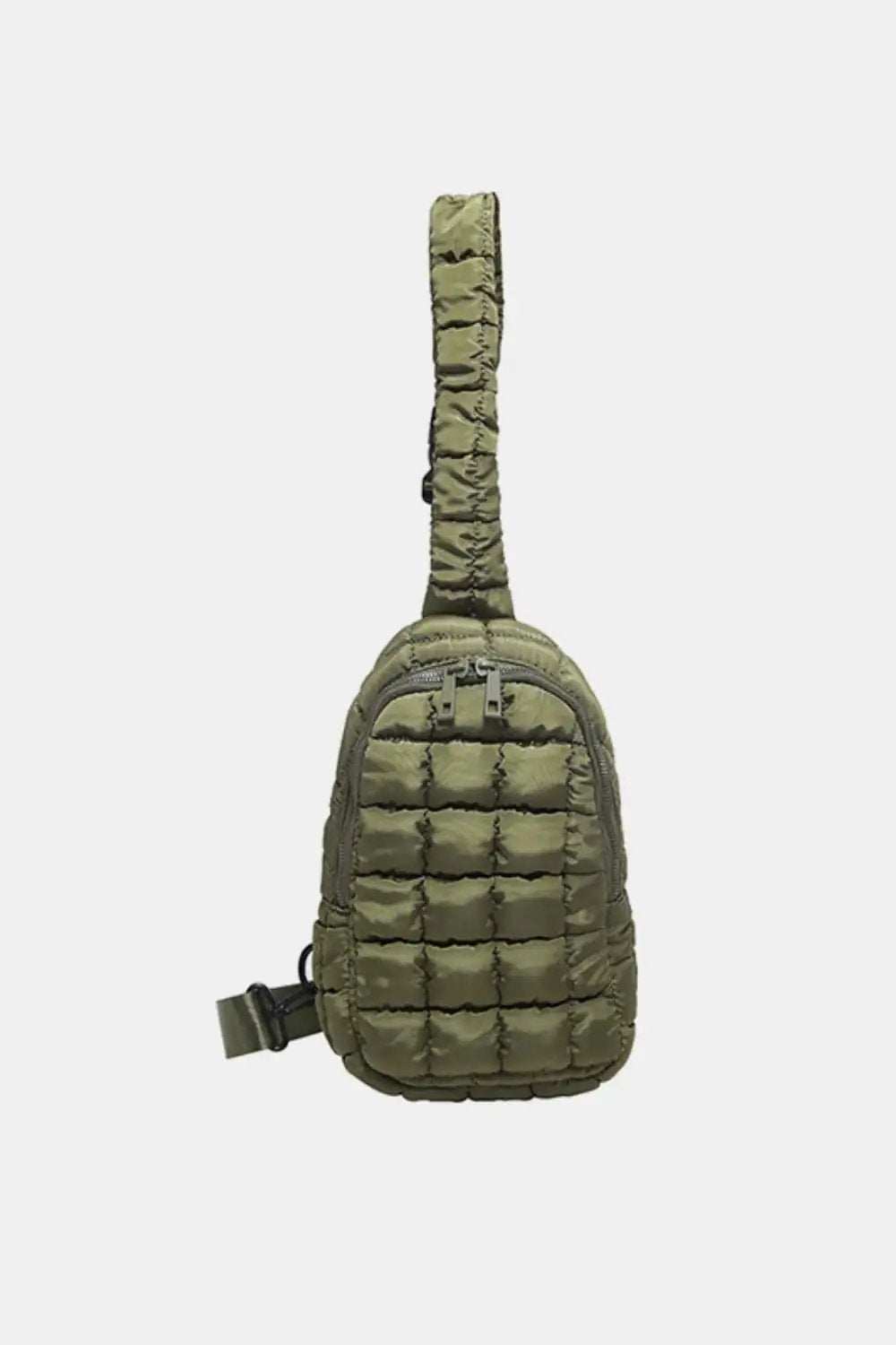 Quilted Nylon Crossbody Bag - Trendsi - Flyclothing LLC