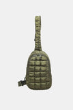 Quilted Nylon Crossbody Bag - Trendsi - Flyclothing LLC