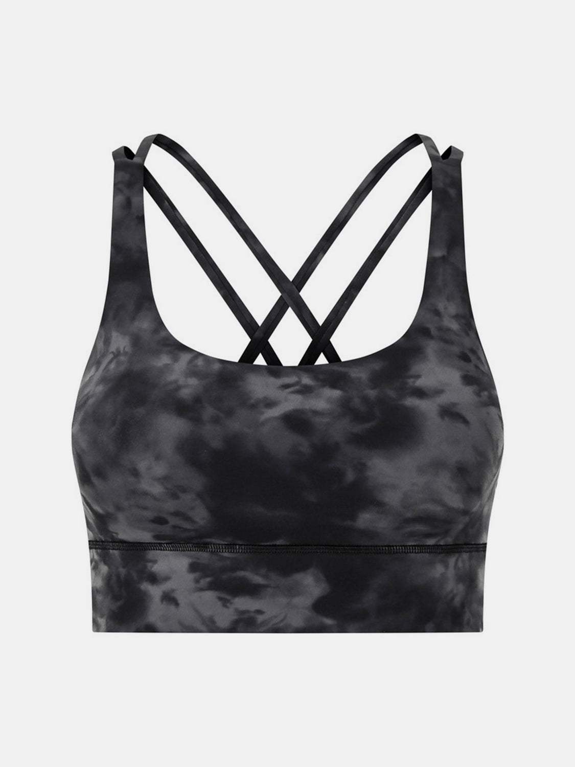 Crisscross Scoop Neck Active Tank - Trendsi - Flyclothing LLC