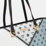Nicole Lee USA 3-Piece Color Block Handbag Set - Trendsi - Flyclothing LLC