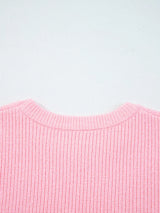 Merry Candy Cane Christmas Crew Neck Sweater - Trendsi - Flyclothing LLC