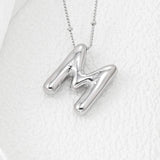 Copper Bubble Letter Pendant Necklace - Trendsi - Flyclothing LLC