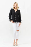 And The Why Polka Dot Ruffle Detailed Blouse Top - Trendsi