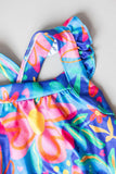 Springing Around Ruffle Cross Back Romper - Mila & Rose ®
