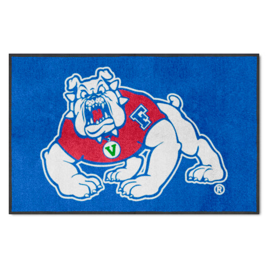 Fresno State 4X6 High-Traffic Mat with Durable Rubber Backing - Landscape Orientation - Fresno State